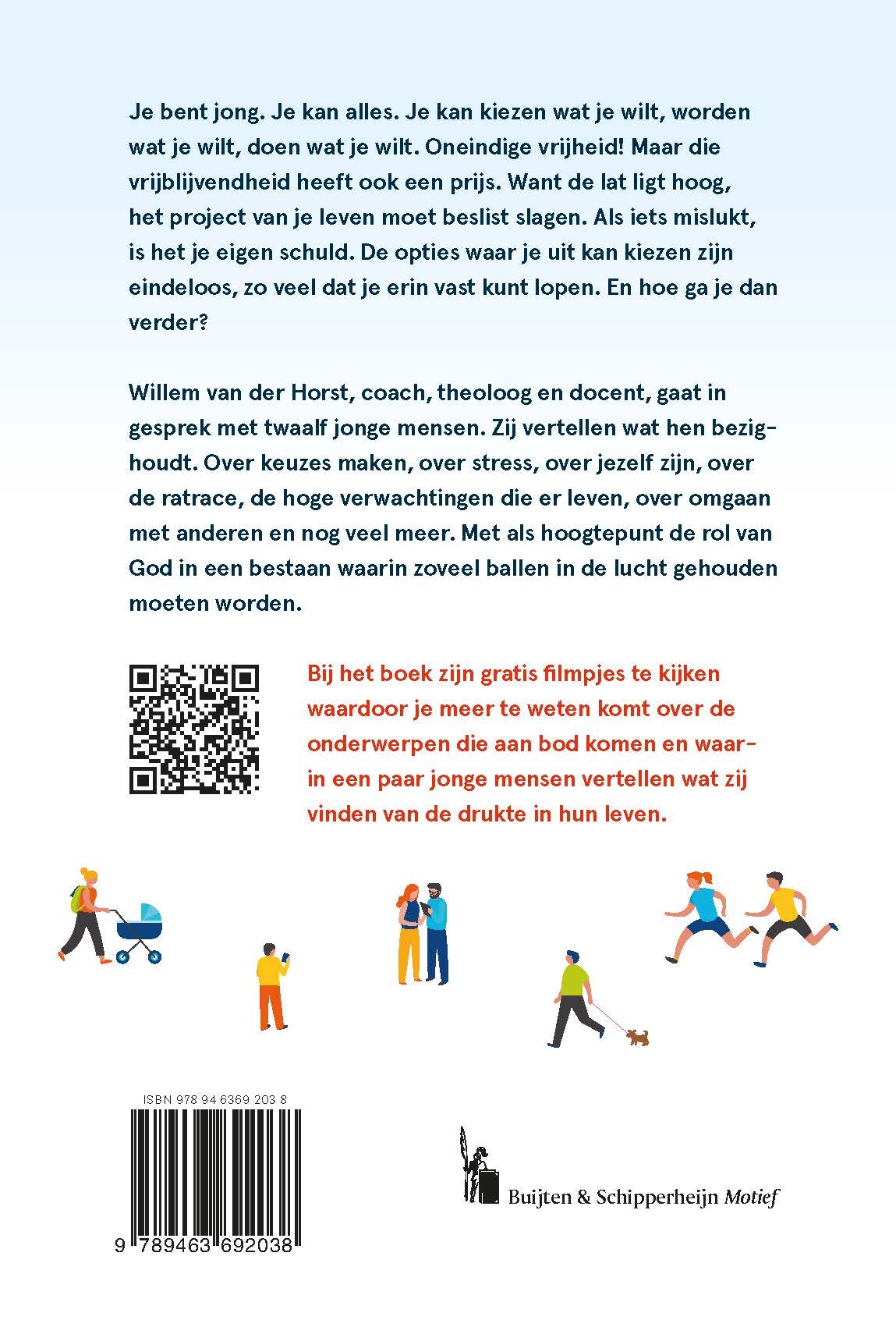 De toekomst is jong achterkant