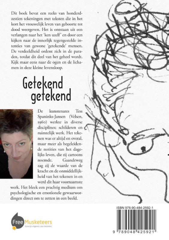 Getekend getekend achterkant