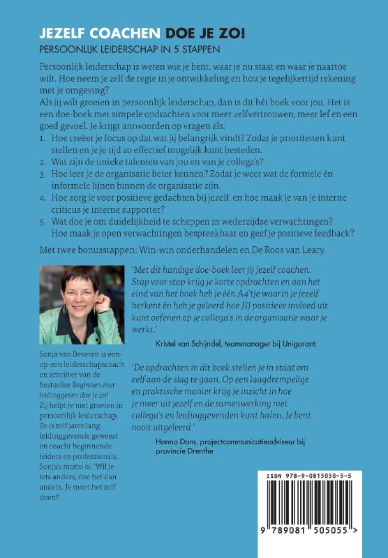 Jezelf coachen doe je zo! achterkant