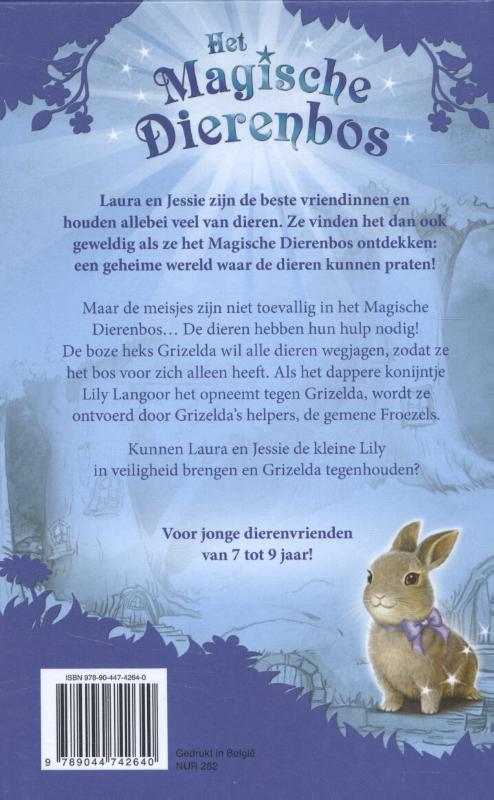 Lily, het dappere konijntje / Het magische dierenbos achterkant