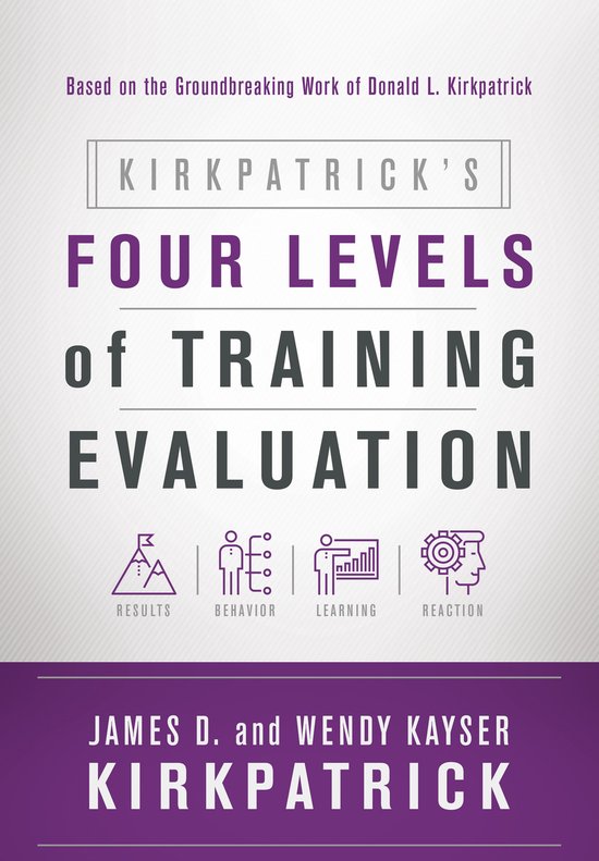 James D. Kirkpatrick Kirkpatrick's Four Levels Of Training Evaluation