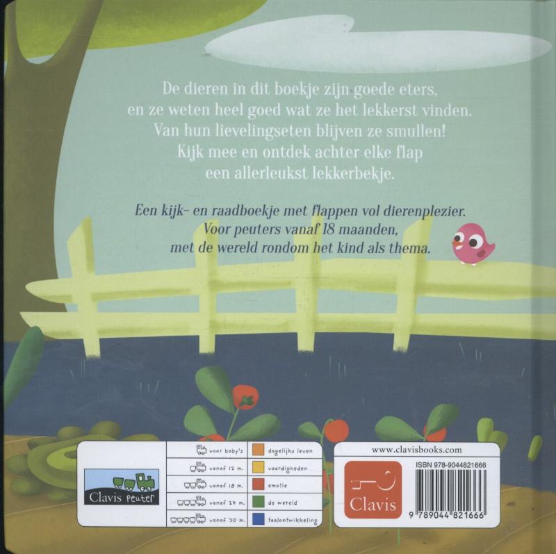 Lekkerbekjes / Clavis peuter achterkant