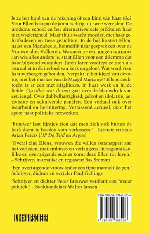 Op alles wat ik ben achterkant