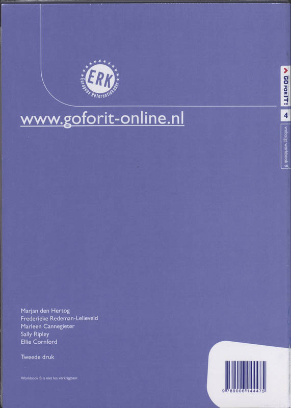 Go for it! Vmbo/gt 4 Workbook A achterkant