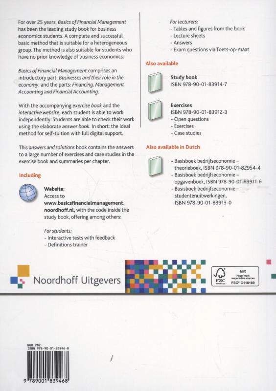 Basics of financial management Basics of financial management achterkant