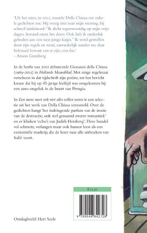 Een mens moet ook niet alles willen weten achterkant