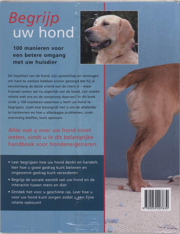 Begrijp uw hond Begrijp uw hond achterkant