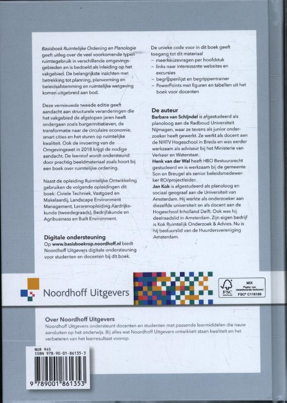 dropship Basisboek ruimtelijke ordening en planologie-2 / Vast Boek / Noordhoff dropship Basisboek ruimtelijke ordening en planologie-2 / Vast Boek / Noordhoff achterkant
