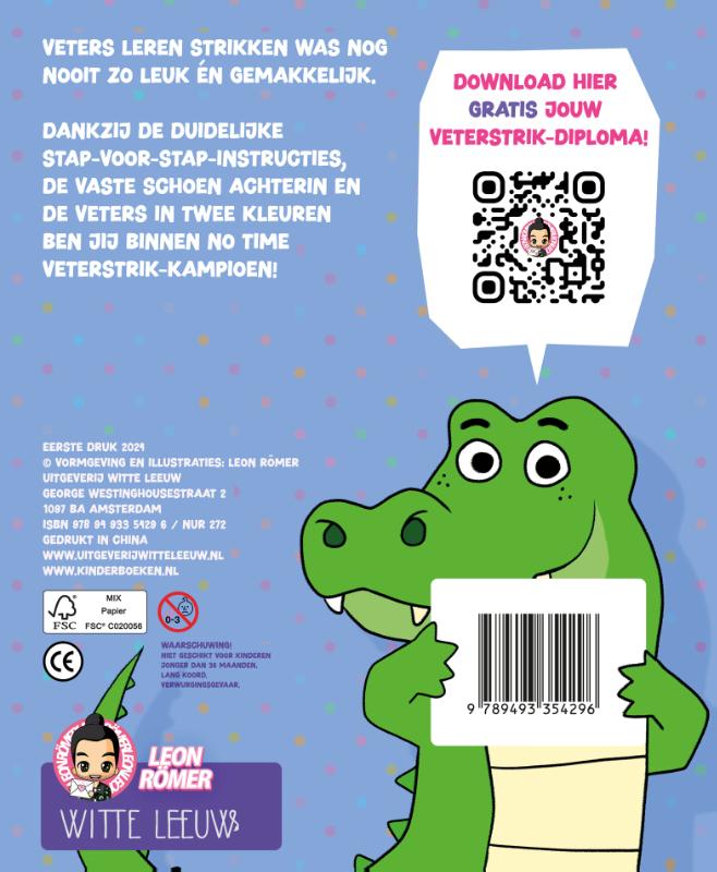 Het veterstrikboek achterkant
