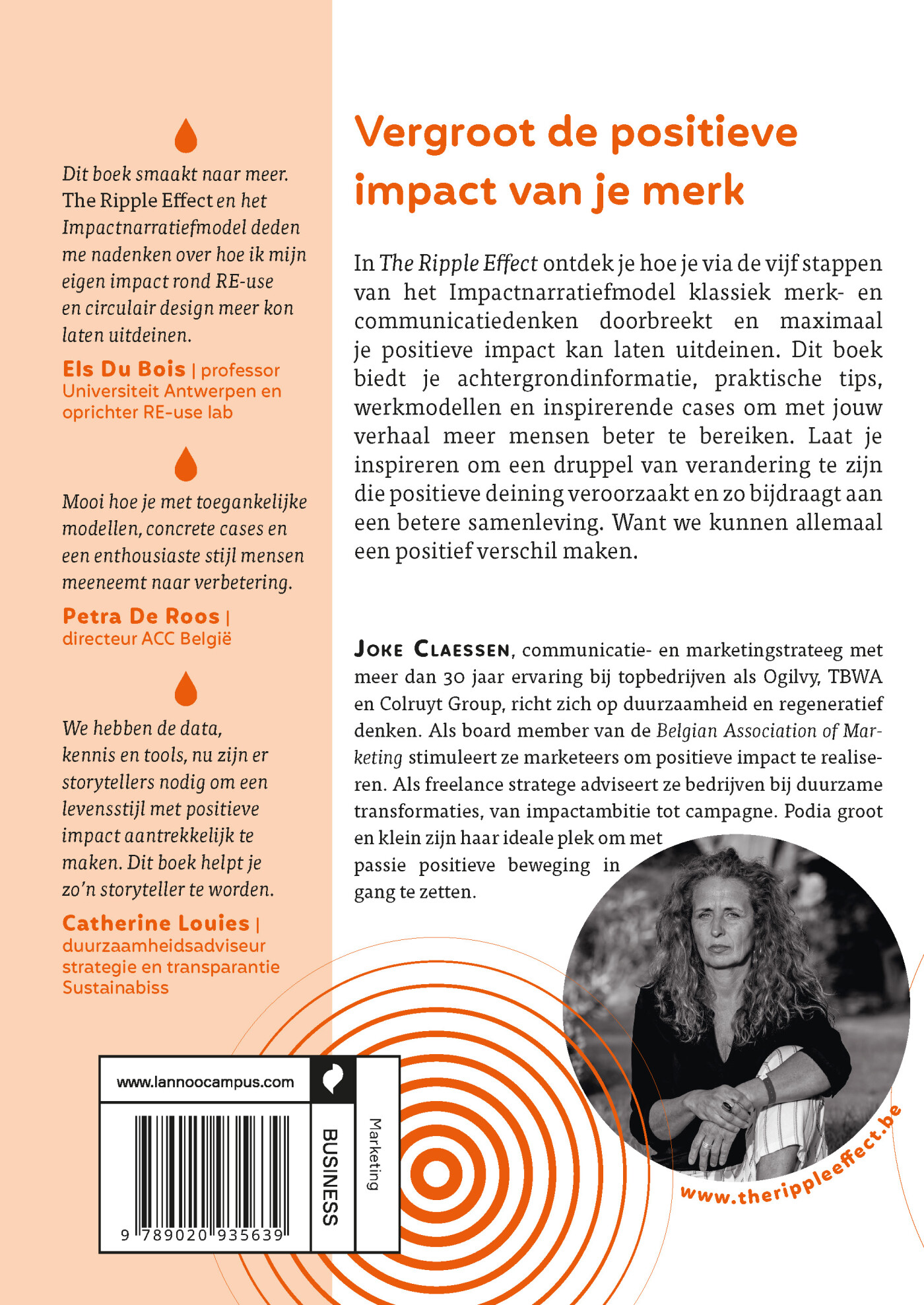 The Ripple effect achterkant