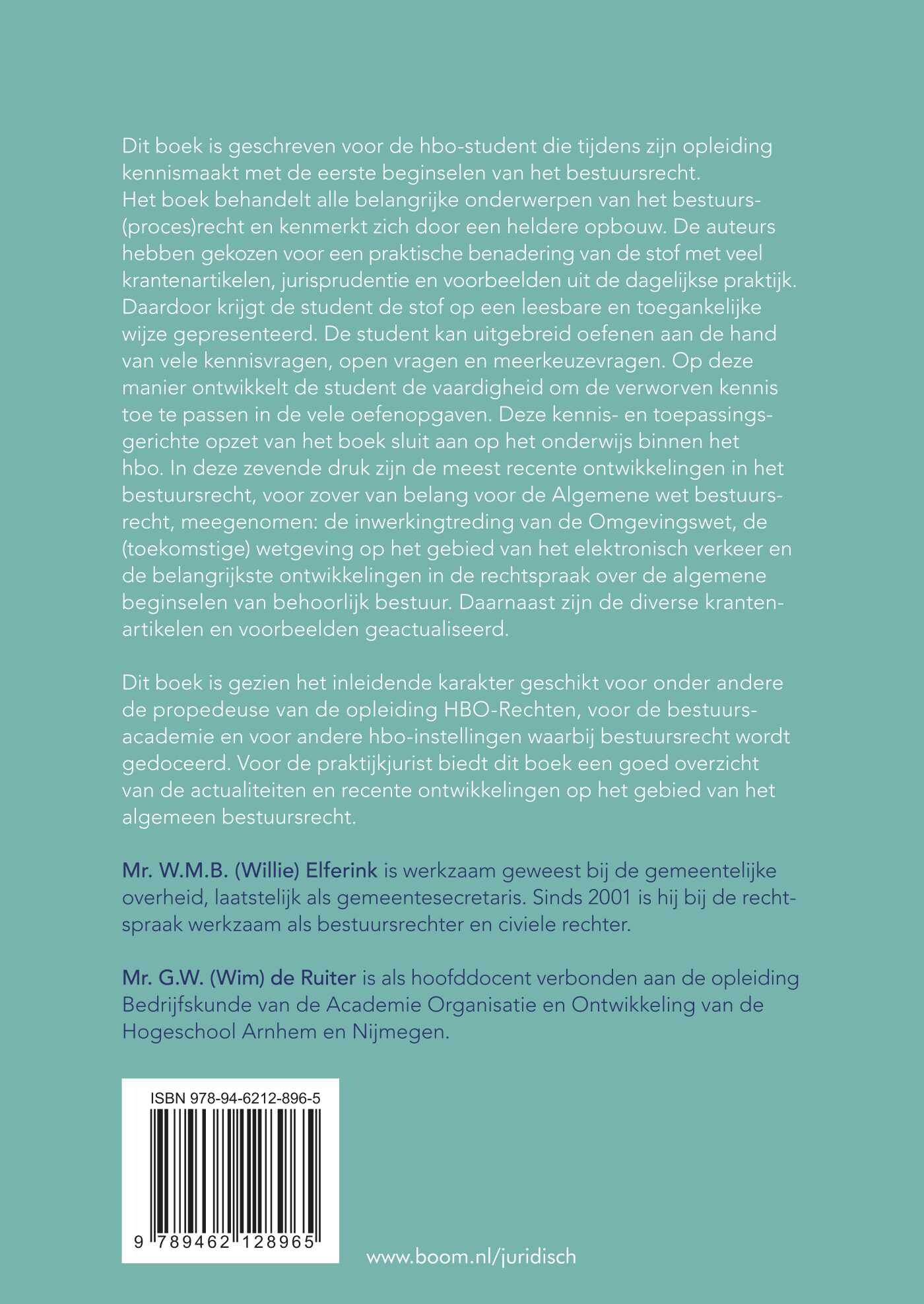 Bestuursrecht achterkant