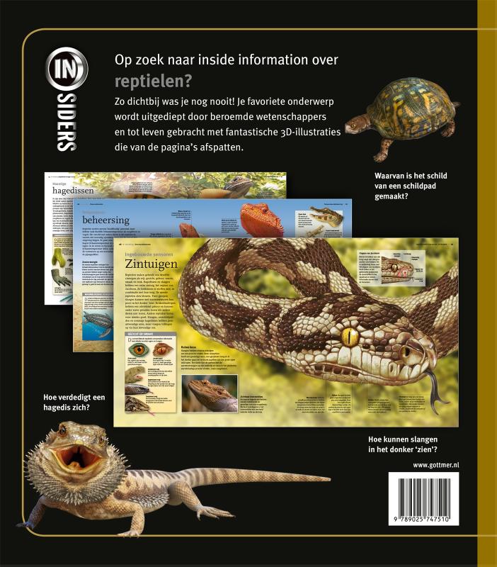 Reptielen / Insiders achterkant