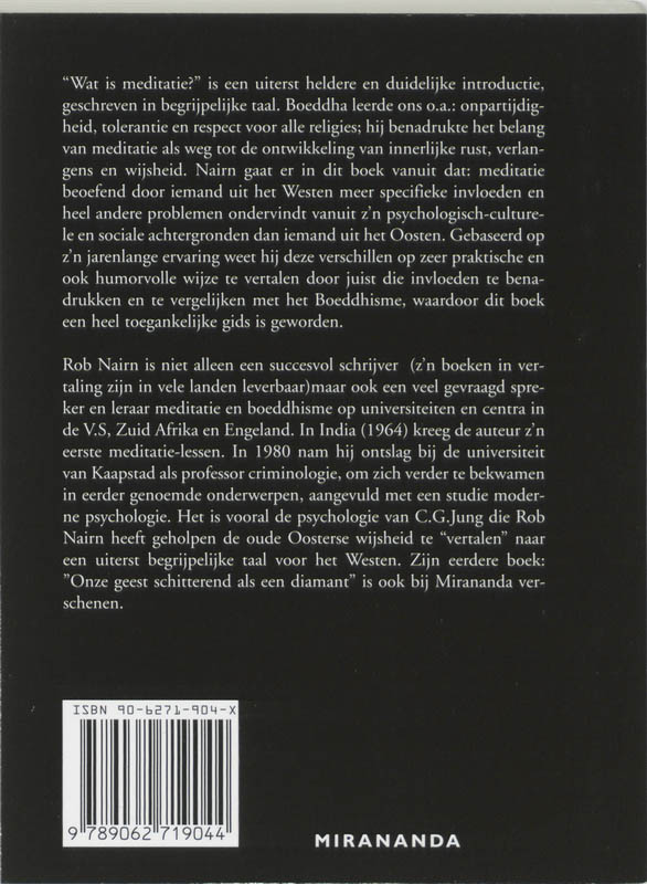 Wat Is Meditatie achterkant