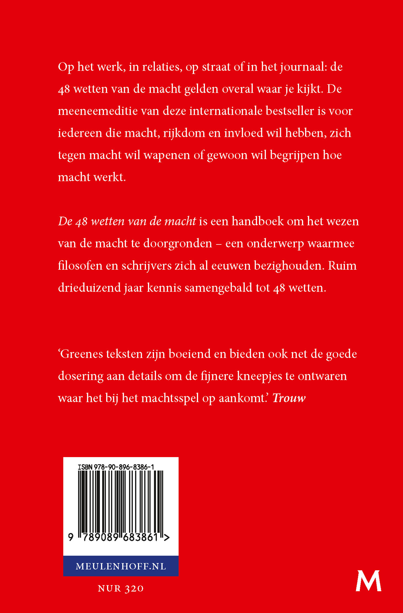 De 48 wetten van de macht achterkant