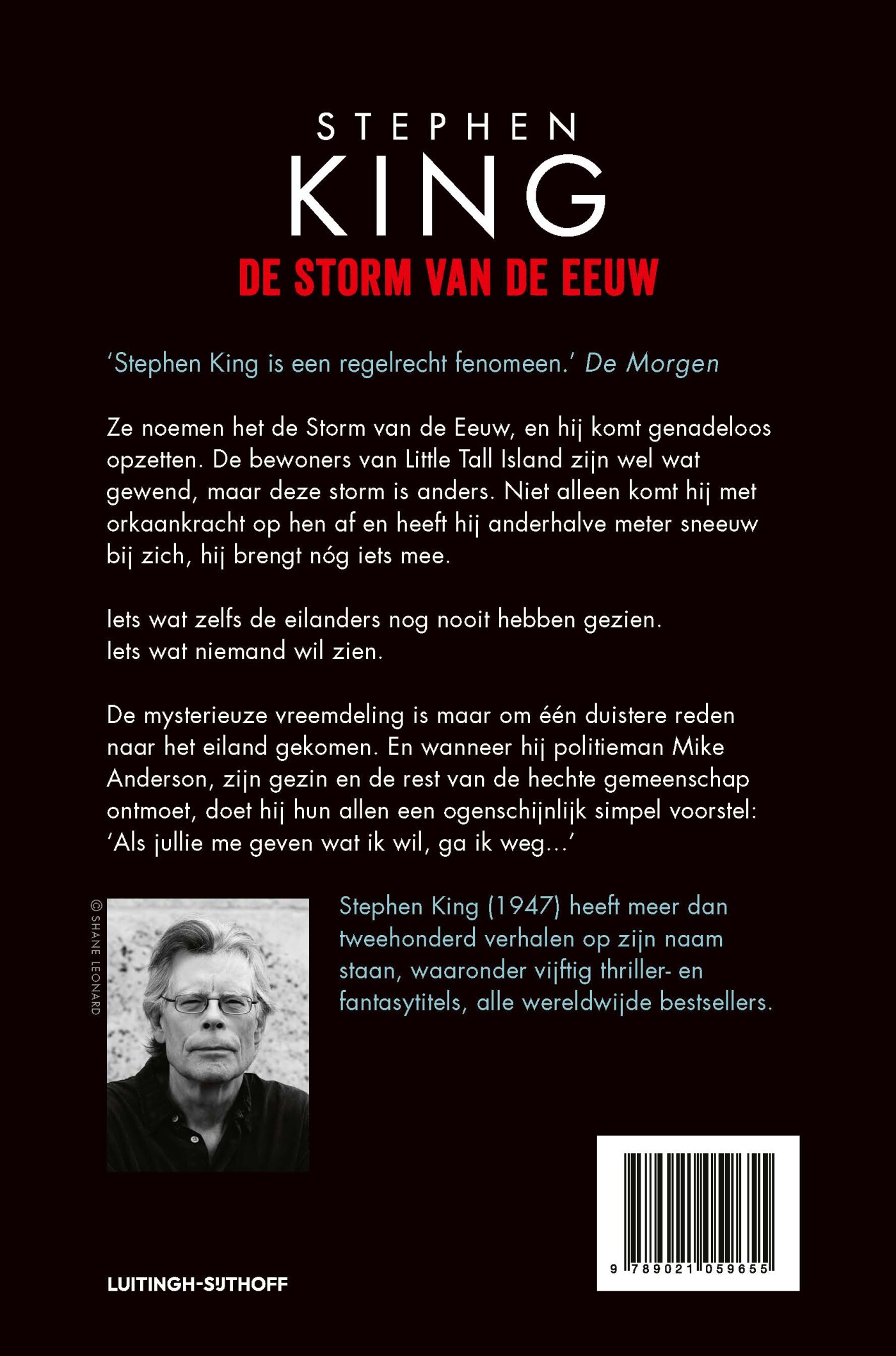 De storm van de eeuw achterkant