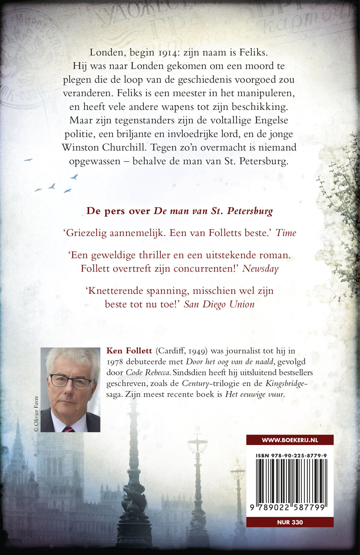 De man van St. Petersburg De man van St. Petersburg achterkant