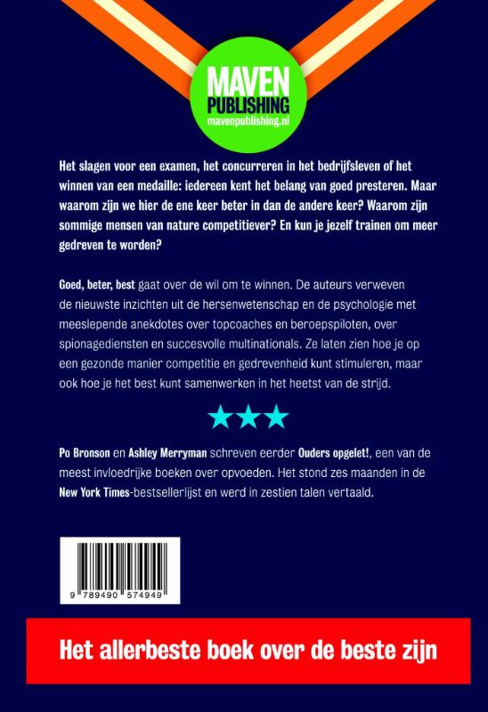 Goed, beter, best achterkant