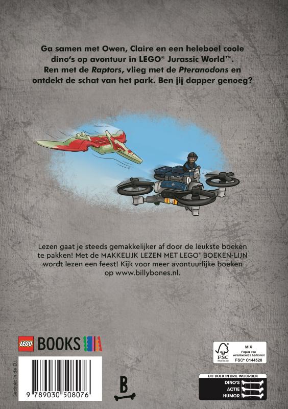 LEGO Jurassic World - Operatie: Overleven / Makkelijk lezen met Lego / 1 achterkant