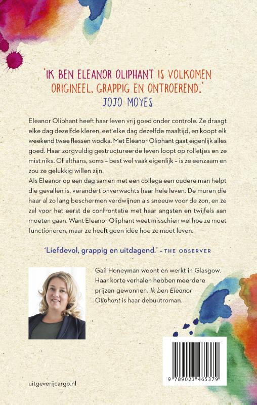 Ik ben Eleanor Oliphant (met mij gaat alles goed) achterkant