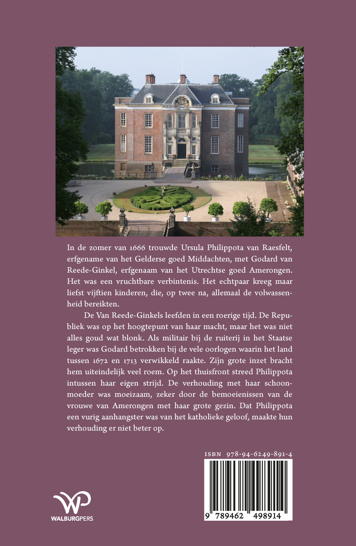 De eigenzinnige erfdochter van Middachten achterkant