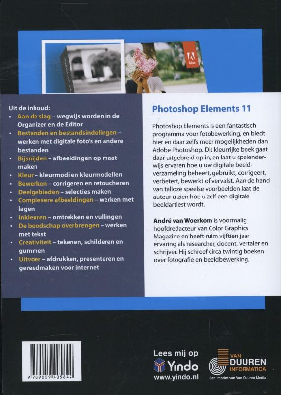 Ontdek Adobe Photoshop Elements 11 achterkant