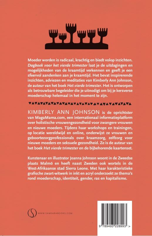 Dagboek voor het vierde trimester achterkant