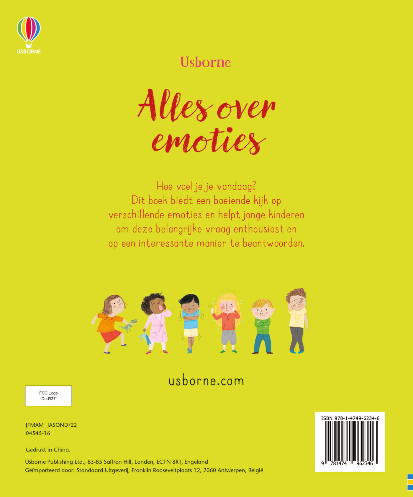 Alles over emoties achterkant