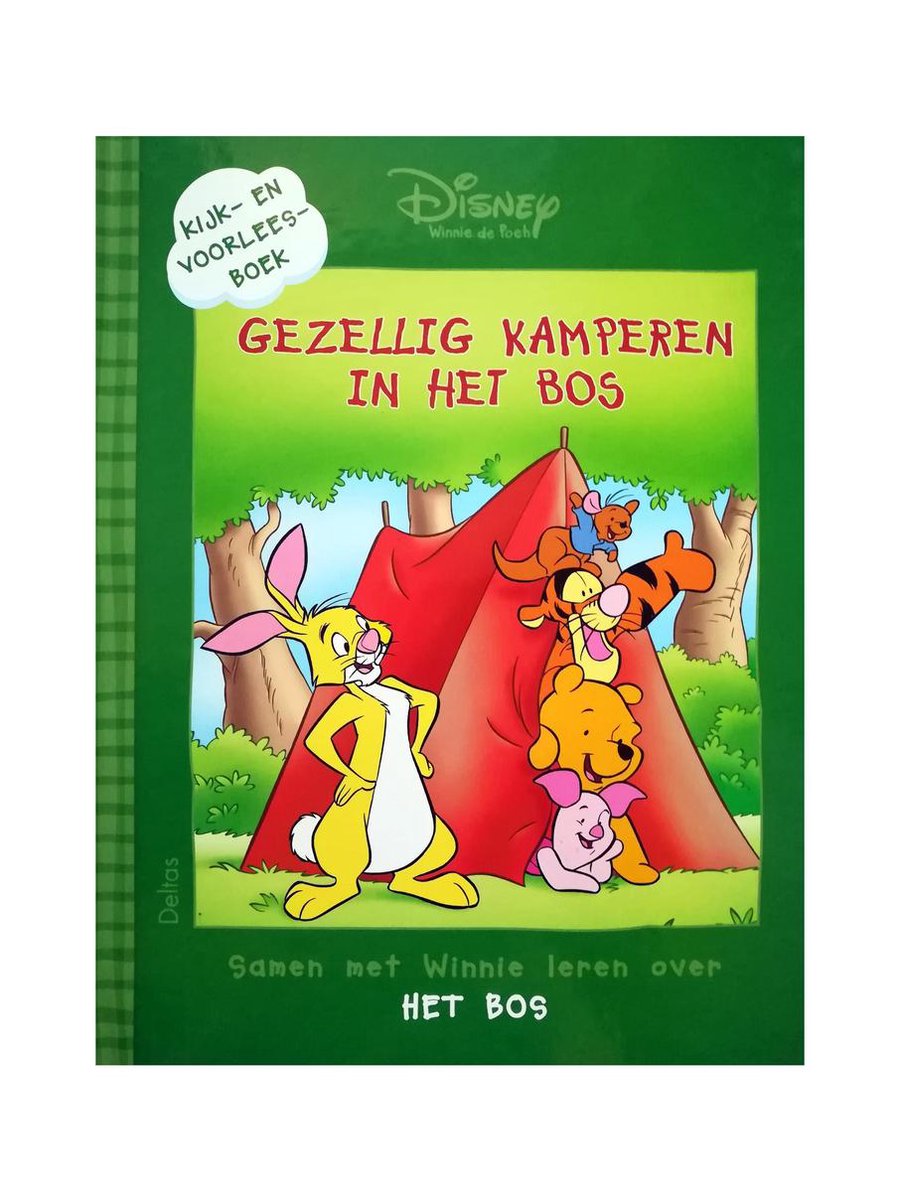 Deltas Disney Winie De Poeh - Kijk - En Voorleesboek - Gezellig Kamperen In Het Bos
