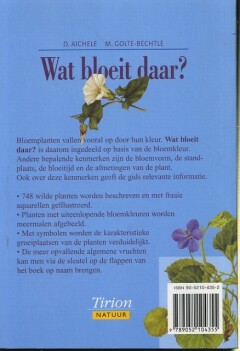 Tirion natuur Wat bloeit daar ? / Tirion natuur achterkant