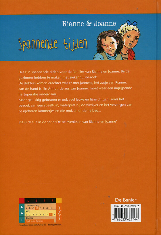 Spannende tijden / Rianne en Joanne / 3 achterkant