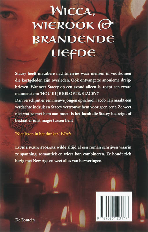 Wicca, wierook en brandende liefde achterkant