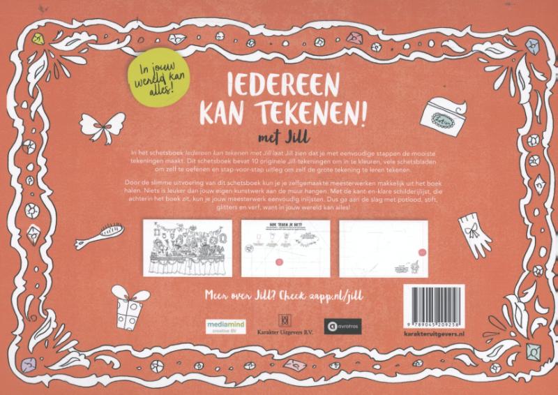 Iedereen kan tekenen met Jill / Jill Iedereen kan tekenen met Jill / Jill achterkant