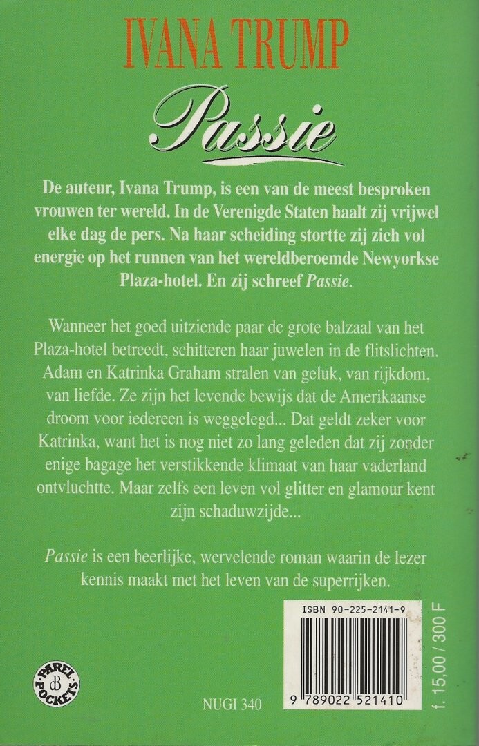 Passie / Parel pockets achterkant