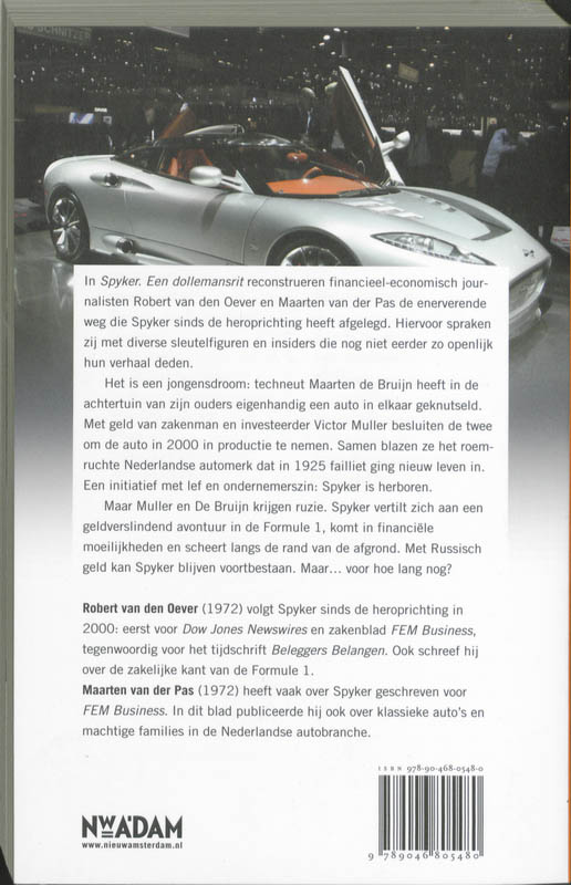 Spyker achterkant