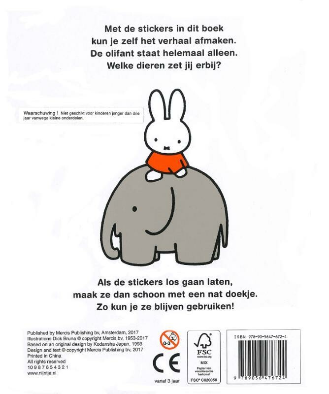 welke dieren zijn dat, nijntje? welke dieren zijn dat, nijntje? achterkant