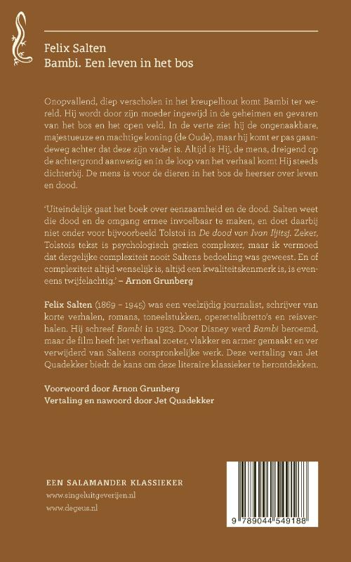 Bambi / Salamander klassiek achterkant