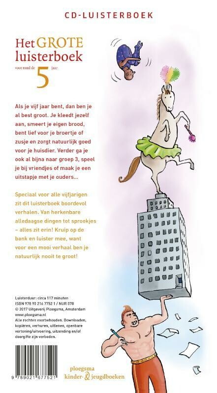 Het grote luisterboek voor rond de 5 jaar achterkant