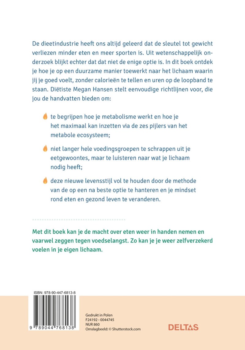 Verbeter je metabolisme achterkant
