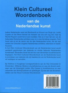 Klein Cultureel Woordenboek van de Nederlandse Kunst achterkant