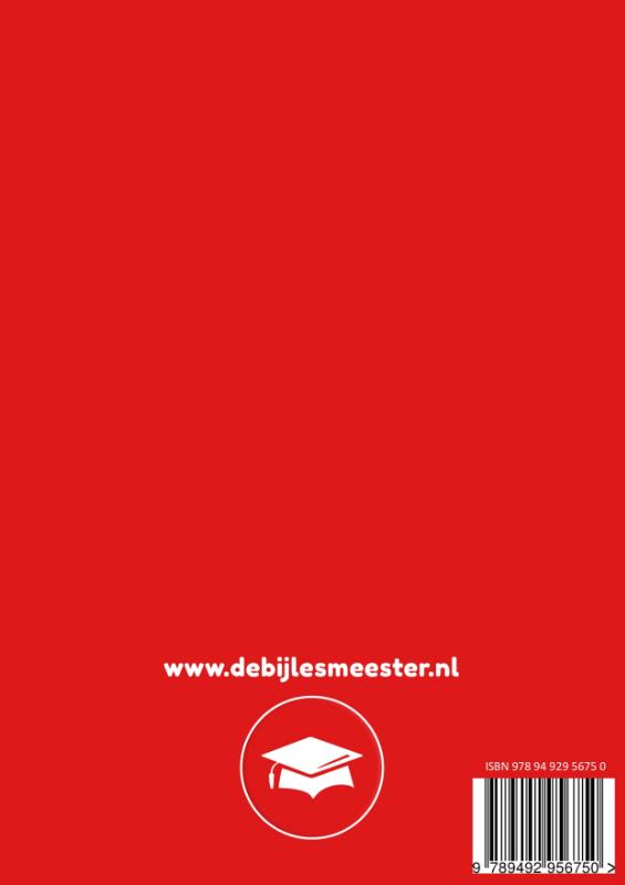 Redactiesommen / deel 2 groep 5 / Oefenboeken De Bijlesmeester achterkant