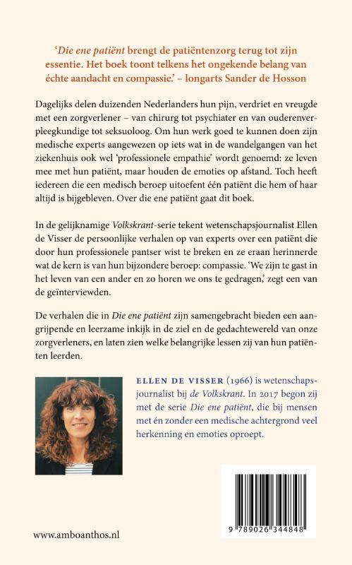 Die ene patiënt Die ene patiënt achterkant
