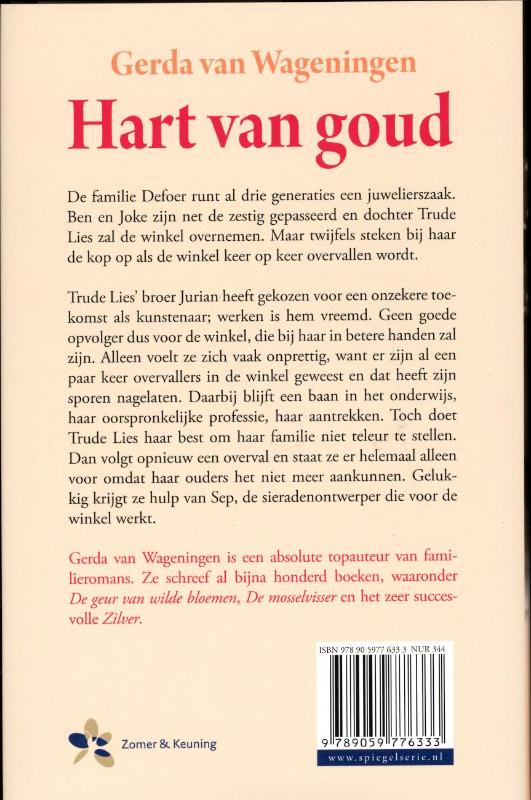 Hart van goud / Spiegelserie achterkant