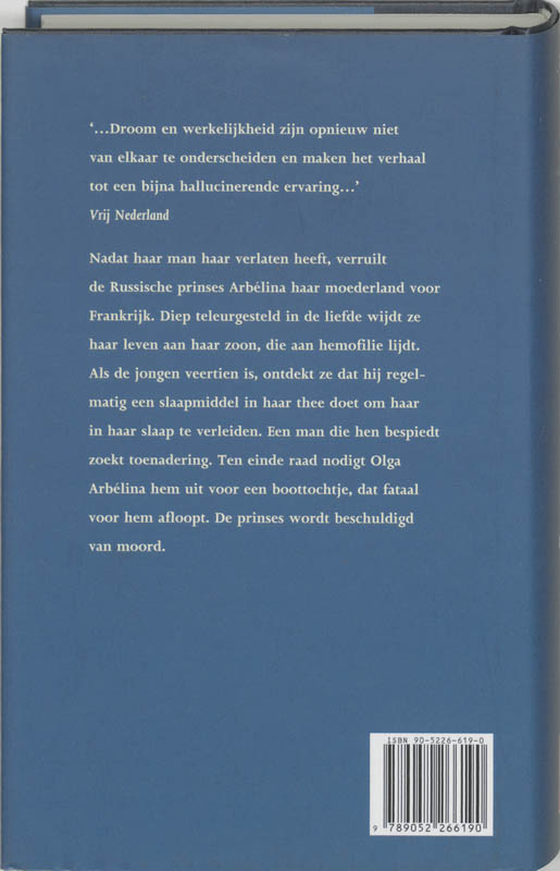 De Misdaad Van Olga Arbelina De Misdaad Van Olga Arbelina achterkant