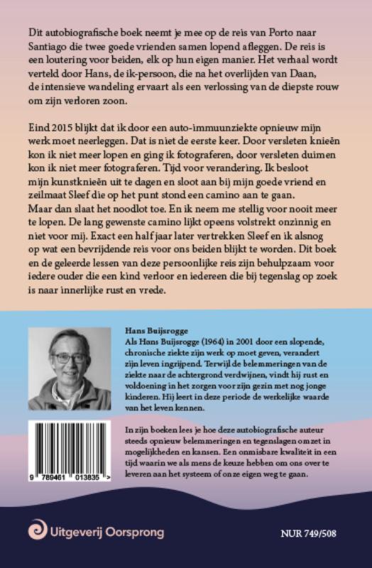Voldaan op reis gegaan achterkant