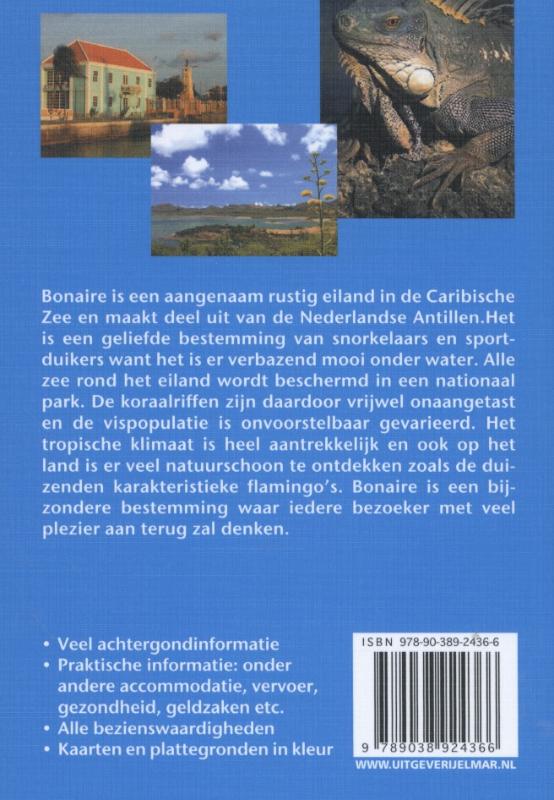 Reishandboek Bonaire achterkant