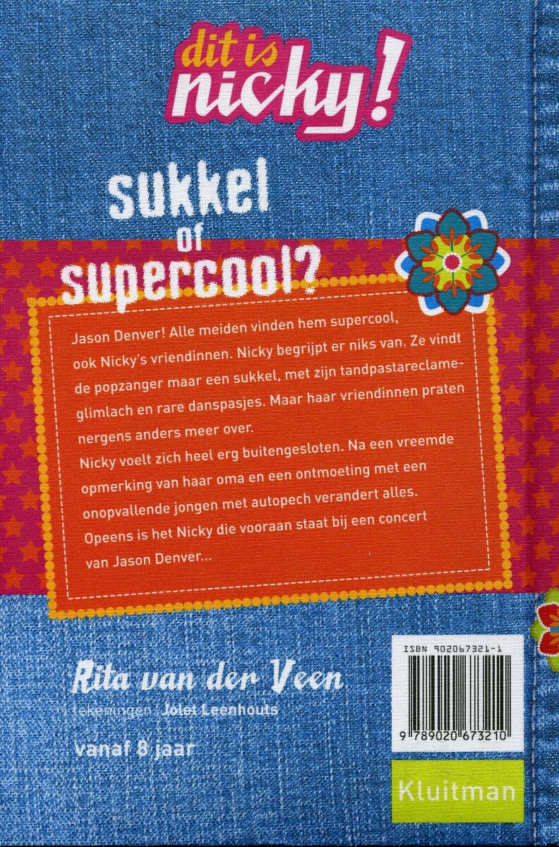 Dit is Nicky / Sukkel of supercool? / Sterserie achterkant