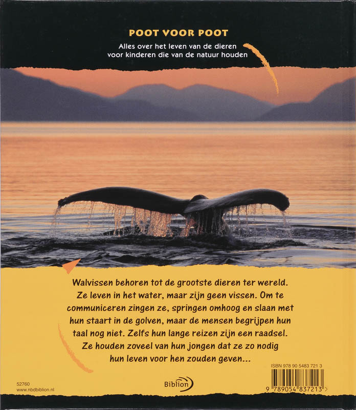 Walvissen / Poot voor poot achterkant