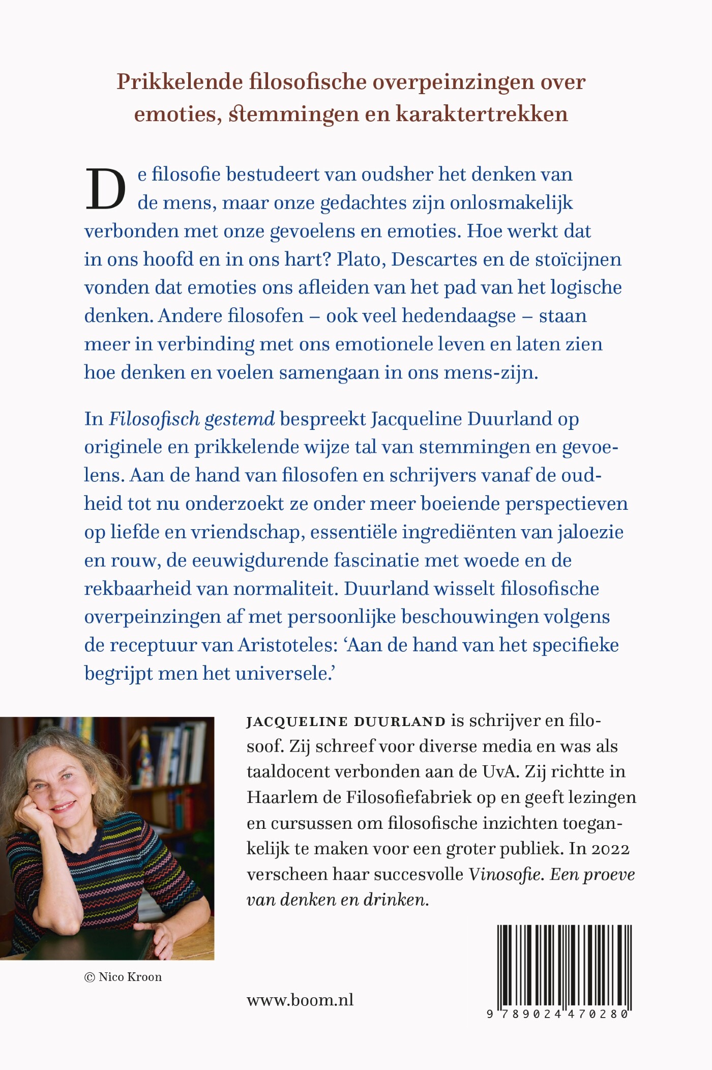 Filosofisch gestemd achterkant