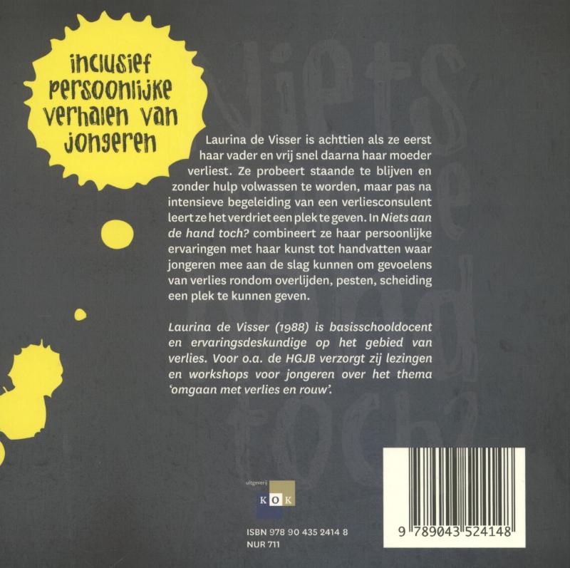 Niets aan de hand toch? achterkant