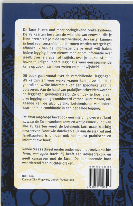 De Tarot uitgelegd achterkant